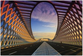 Tablou - Pod cu arhitectură modernă (90x60 cm)