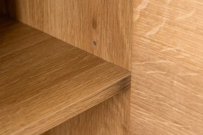 Vitrina cu furnir de stejar ATELIER 140cm