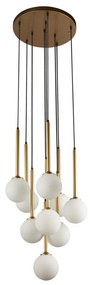 Lustra cu 9 pendule design decorativ modern Belle