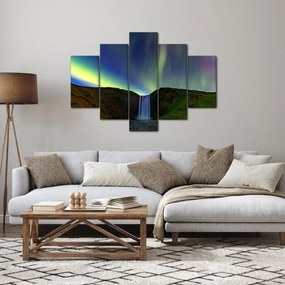 Tablou - Aurora Boreală în Islanda (150x105 cm)