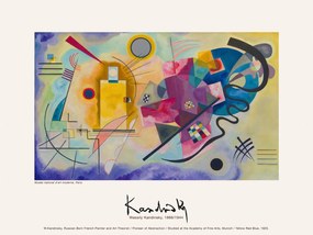 Artă imprimată Yellow, Red, Blue (Vintage Abstract) - Wassily Kandinsky, (40 x 30 cm)
