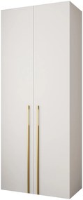 Dulap de haine 100 cm Carmela 40-3 (alb + Auriu). 1126590