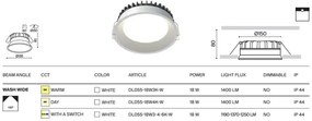 Spot LED incastrabil protectie IP44 Okno 3000k