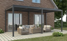 Pergolă bioclimatică din aluminiu cu lamele 7.8 x 4 M