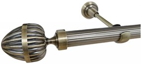 Galerie fara inele ODEON STRIAT /25 - aur antic (Alege marime: 360 cm)