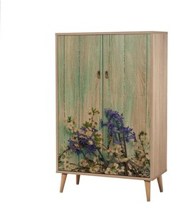 Dulap Mega Sonoma Oak Flowers I