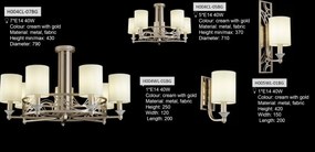 Candelabru stil clasic 71cm Vittoria MYH004CL-05BG