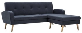 246996 vidaXL Canapea formă de L, gri închis, 186x136x79 cm tapițerie textilă