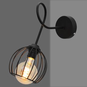 Aplică OXFORD 1xE27/15W/230V neagră