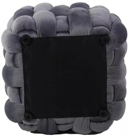 Taburet Faris velvet gri Tap.252