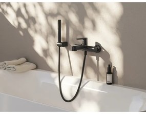 Ravak X07P568 - Furtun de duș din plastic, 150 cm, negru