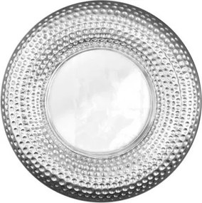 Oglinda de perete decorativa Orient rund 60cm, argintiu