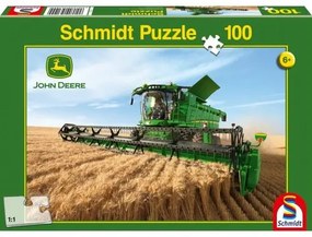 Puzzle Schmidt Combină John Deere S690, 100 piese