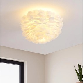 Brilagi - plafonieră FEATHER 3xE27/40W/230V, Ø 40 cm, albă