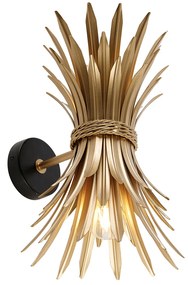 Aplică de perete Art Deco aurie - Wesley