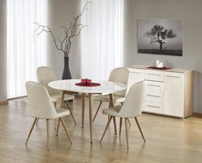 Masa extensibila Edward Honey Oak - L 120-200 x l 100 x h 75 cm