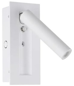 Aplica de perete tip spot LED, 2W, 230V, 3000K, alb