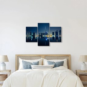 Tablou cu orașul nocturn (90x60 cm)