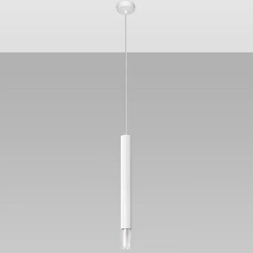 Lustră pe cablu VIZIER 1xG9/12W/230V albă Sollux SL.0957