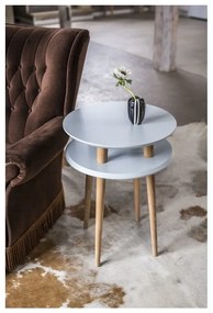 Măsuță de cafea Ragaba UFO Ø 45 cm, gri grafit