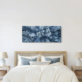 Tablou - Pădure înzăpezită (120x50 cm)