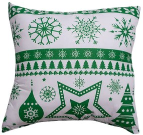 Perna decorativa Craciun verde