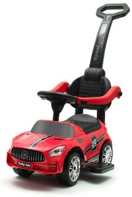 Mașinuță Baby Mix pentru copii cu sunet și barăde ghidare Racer, roșu