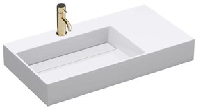 Rea Archi 75 lavoar 75x43 cm dreptunghiular de blat alb REA-U4300