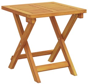 vidaXL Șezlong cu pernă 3 pcs Maro 40 x 40 x 40cm Lemn masiv de acacia