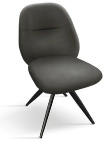 SCAUN ROTATIV SIMPLY -IMITATIE PIELE - GRI