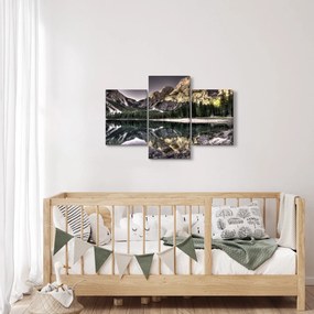 Tablou cu lac montan (90x60 cm)
