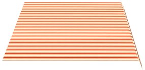 Panza de rezerva copertina, galben si portocaliu, 4,5x3 m yellow and orange, 450 x 300 cm