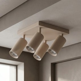 Brilagi - Lampă spot SELE SQUARE 4xGU10/30W/230V bej