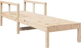 vidaXL Șezlong, 199,5x62x55 cm, lemn masiv de pin