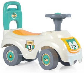 În jos Scooter masina cu spătar, alb