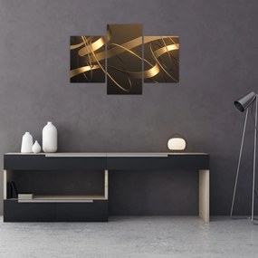 Tablou - Panglici de bronz (90x60 cm)