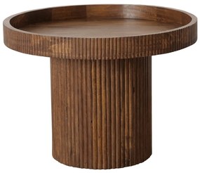 Masuta de cafea din lemn de mango Riffel, 45 x 60 cm