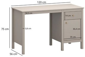 Masă PC Karankas (taupe) . 1116956
