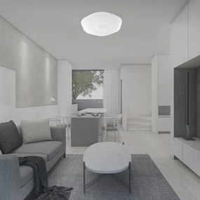 Plafonieră LED dimabilă LED/60W/230V 3000-6500K 50 cm alb + telecomandă