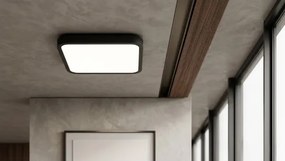 BRILAGI-LED Plafonieră pentru baie ZENNA cu senzor, LED 24W/230V, 34,5 x 34,5 cm, IP44, negru