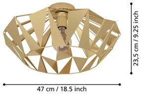 Plafonier Eglo 43908 CARLTON 1xE27/60W/230V