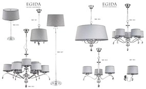 Jupiter 1607 - EG K CH - Aplica perete de cristal EGIDA E27/60W