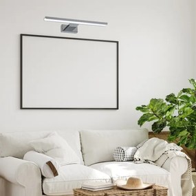 Aplica LED de perete pentru baie SHINE, 7W/230V, 30 cm, IP44, crom lucios