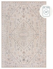 Covor crem lavabil 152x230 cm Teo Traditional – Flair Rugs