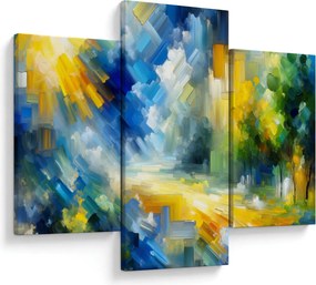Tablou - Zi însorită abstractă (90x60 cm)