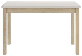 Masă de bucătărie Adam 120 x 68 cm, crem / stejar cremona