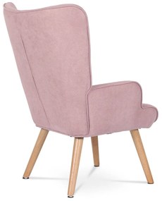 Fotoliu cu taburet PINK2, roz