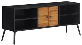 vidaXL Comodă TV, 112x31x45 cm, lemn masiv de tec reciclat