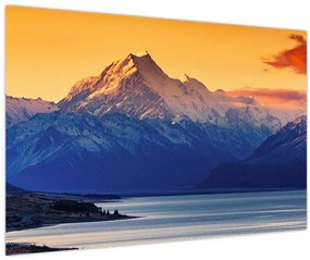 Tablou - Lacul Pukaki (90x60 cm)