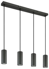 Lustra suspendata stil minimalist JAMES 4L gri